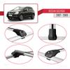 acpar Compatible with Nissan Qashqai (J10) Pre-Facelift 2007-2009 ACE-1 Car Roof Rack Cross Bar Grey Aluminium 2 Bars view 4