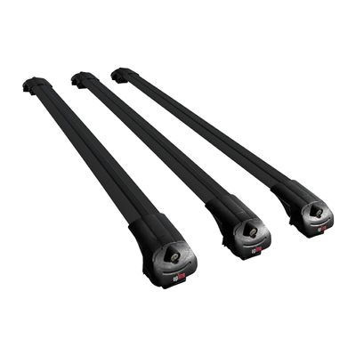 acpar Compatible with Mercedes Vito Tourer (W447) 2014-2025 ACE-1 Car Roof Rack Cross Bar Black Aluminium 3 Bars