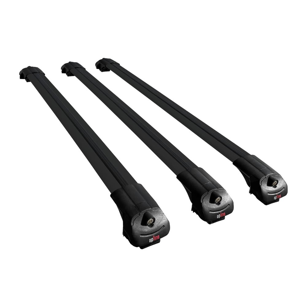 acpar Compatible with Mercedes Vito Tourer (W447) 2014-2025 ACE-1 Car Roof Rack Cross Bar Black Aluminium 3 Bars