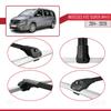 acpar Compatible with Mercedes Vito Tourer (W447) 2014-2025 ACE-1 Car Roof Rack Cross Bar Black Aluminium 3 Bars view 4