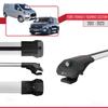 acpar Compatible with Ford Transit/Tourneo Custom 2012-2023 ACE-1 Car Roof Rack Cross Bar Grey Aluminium 4 Bars view 3