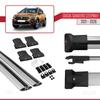 acpar Compatible with Dacia Sandero STEPWAY 2021-2025 Car Roof Rack Cross Bar Fly Model Grey view 4