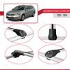 acpar Compatible with Volkswagen Passat B7 (3C) Alltrack 2012-2014 ACE-1 Car Roof Rack Cross Bar Grey Aluminium 2 Bars view 4