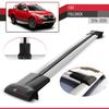 acpar Compatible with Fiat Fullback 2016-2020 Car Roof Rack Cross Bar FLY Model GREY view 3