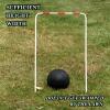 PRAMOON Croquet Wickets Replacement, Set of 9, Heavy Duty Thick Steel Wire with White Plastic Coating, 11 x 6.7, for Families Backyard Lawn Outdoor Game view 4