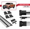 acpar Compatible with Ford Ranger 2011-2022 Car Roof Rack Cross Bar Fly Model Grey view 4