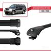 acpar Compatible with Mitsubishi Pajero (V60) 5 Kap 1999-2006 ACE-1 Car Roof Rack Cross Bar Black Aluminium 3 Bars view 3