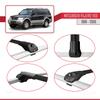 acpar Compatible with Mitsubishi Pajero (V60) 5 Kap 1999-2006 ACE-1 Car Roof Rack Cross Bar Black Aluminium 3 Bars view 4