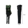 Portable Lounge Folding Beach Chair Camping Reclining Positions Chaise Pillow Green view 3