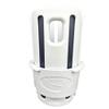 Shot Collar Bat Weight 16 to 24 oz | Easy On/Easy Off (Twist or Tap Off) Baseball Bat Weight | Customize Colors to Match Equipment or Team (16, 20, 24 Ounces)  White w/Navy Inserts view 1