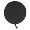 AYNEFY Folding Camping Round Table, Liftable Aluminum Alloy Portable Picnic Camping Table Triangle Bracket Design Convenient for Home for RV Equipment Supplies (Matte Black) view 2