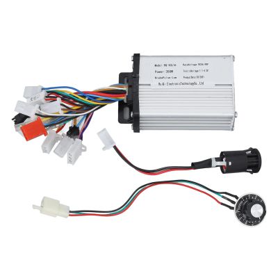 Airshi Brushless Motor Controller, 350W Brushless Controller Aluminum Alloy for Electric Bike Modification