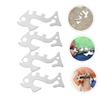 Anneome Stainless Steel Rope Adjuster 4-Pack Tent Rope Fasteners Compact Cord Tensioners for Camping Hiking Outdoor Tent Accessories 2.36X1.06X0.05In view 4
