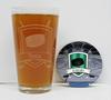 Hockey Glass, Hockey Coach/Assistant Coach or Player Personalized Glass and coaster set (11 oz Rock's Glass, Assistant Coach) view 3