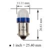 PA LED 10PCS #44#47#1893#756#1847 T11 ba9s 2 SMD 2835 LED 6.3V DC Bayonet Pinball Machine Light Bulb Cyan view 4