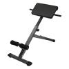 Fitness Roman chair,Foldable Hyperextension Bench,Leg Back Muscle Waist Extension Workout,5 Levels Adjustable Roman Chair,330 lbs Weight Capacity (Style 1) view 1