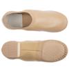 Asyusyu Dance Jazz Shoes,Round Toe Soft Leather Dance Slippers for Women/Men,Brown,5.5. view 3