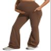 JOYSPELS Maternity Flare Leggings Over The Belly with Pockets  Soft, Comfortable Pregnancy Yoga & Daily & Work Pants view 1