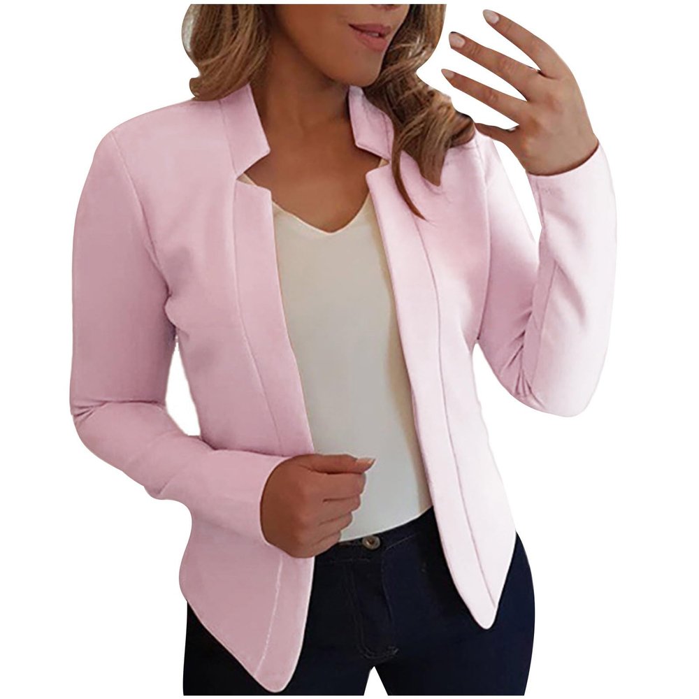 Blazer Jackets for Women Fashion Dressy Open Front Cardigan Jacket Casual Long Sleeve Work Office Suit Jacket