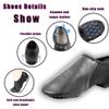 Asyusyu Dance Jazz Shoes,Round Toe Soft Leather Dance Slippers for Women/Men,Black,4. view 2
