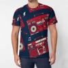 Classic Vintage Retro Style Boombox Radio Men's T Shirts Full Print Tees Crew Neck Short Sleeve Tops 6XL view 2