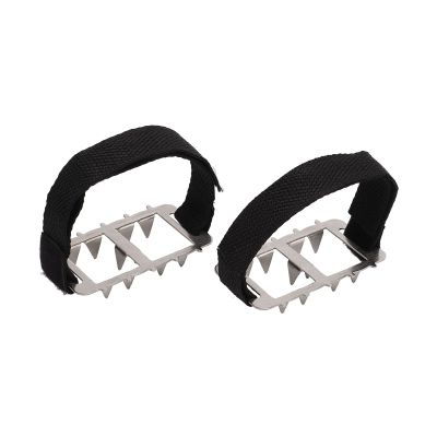 Natudeco Outdoor Winter Snow Ice Shoe Cover Multifunctional 10 Tooth Bundled Crampons Stainless Steel Shoes Chain Snow Crampons Shoe Cover