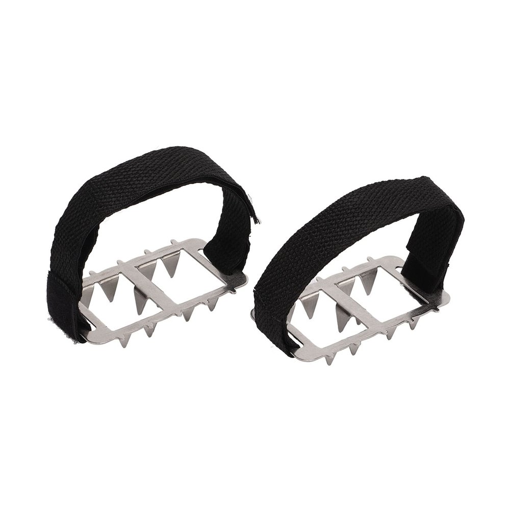 Natudeco Outdoor Winter Snow Ice Shoe Cover Multifunctional 10 Tooth Bundled Crampons Stainless Steel Shoes Chain Snow Crampons Shoe Cover