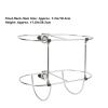 Boat Fender Rack, 304 Stainless Steel Folding Double Holder, Fender Rack Gloss Finish Easy Use Holder for 7in Marine Yacht Fenders view 4