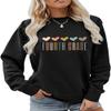 ESIKAH Fourth Grade Teacher Sweatshirt Women 4th Grade Shirts Cute Colorful Leopard Heart Graphic Crewneck Pullover Tops view 1