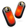 Hand Warmers Rechargeable, Dual-Sided Heating with LED Display, Flashlight, 4 Heating Levels Electric Pocket Heater for Raynauds, Golf, Camping, Hunting, Gifts for Christmas Men Women view 1