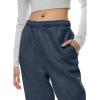 Midelxp Grey Sweatpants for Women - High Waisted Baggy Workout Active Joggers, Loose Ultra-Soft Yoga Pants With Pockets, Fleece Lined Plus Size Pants view 3