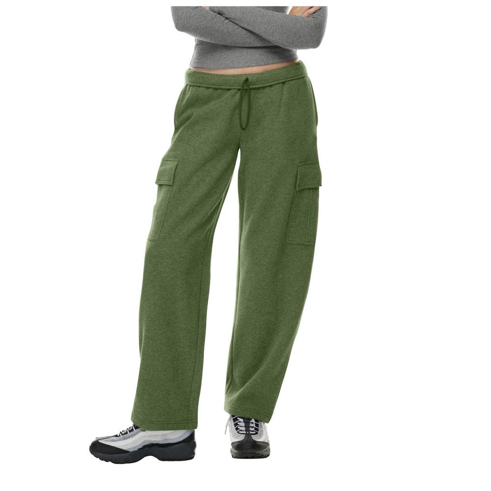midelxp Baggy Joggers for Women Teen Girls Cute Sweatpants Fleece High Waisted Athletic Joggers Pants Loose Comfy Lounge Pants with Pockets