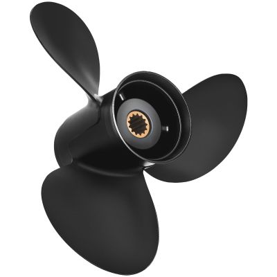 VQPROPs OEM Boat Propeller 12 1/4x15 Aluminum Prop Fit BRP Johnson Evinrude OMC Stern Drive 40-75 HP Outboard Motor 13 Spline Tooth Parts No.778774 RH