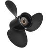VQPROPs OEM Boat Propeller 12 1/4x15 Aluminum Prop Fit BRP Johnson Evinrude OMC Stern Drive 40-75 HP Outboard Motor 13 Spline Tooth Parts No.778774 RH view 1