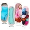 Inflatable Chair Air Couch,Small Single Inflatable Sofa,Foldable Blow Up Couch Lounger,Portable Air Sofa for Indoor Living/Tent Camping/Outdoor Activities,Waterproof,Easy to Store (White) view 3