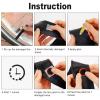 BOXOB Bike Tire Repair Kit, 30pcs Tire Patches Bicycle Tire Puncture Repair Kit with 6pc Glueless Puncture Patches & Metal Rasps Bike for Road Mountain Bike Tyre Motorcycle Tire Repair (Without Glue) view 3