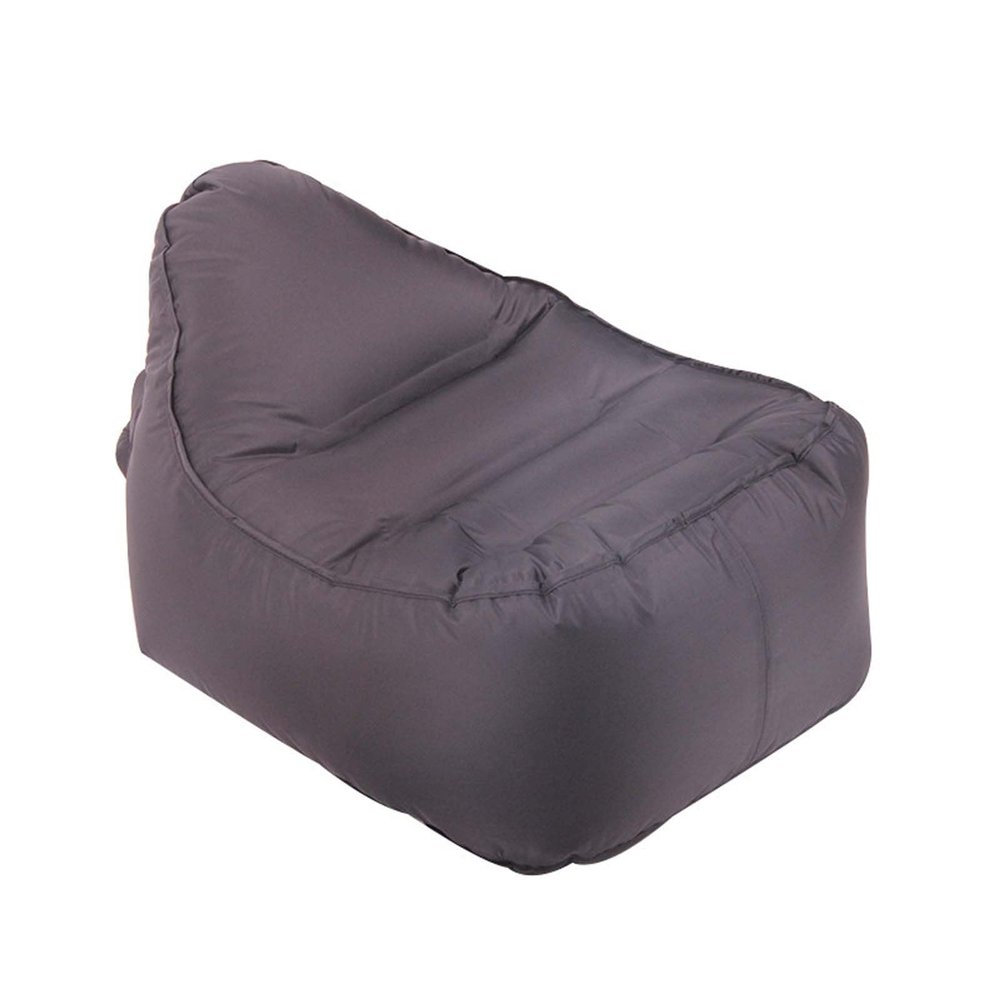 Inflatable Chair Air Couch,Small Single Inflatable Sofa,Foldable Blow Up Couch Lounger,Portable Air Sofa for Indoor Living/Tent Camping/Outdoor Activities,Waterproof,Easy to Store (Black)