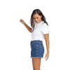 Volcom Women's Stone Step High Rise Denim Short, LTWT Vintage view 3