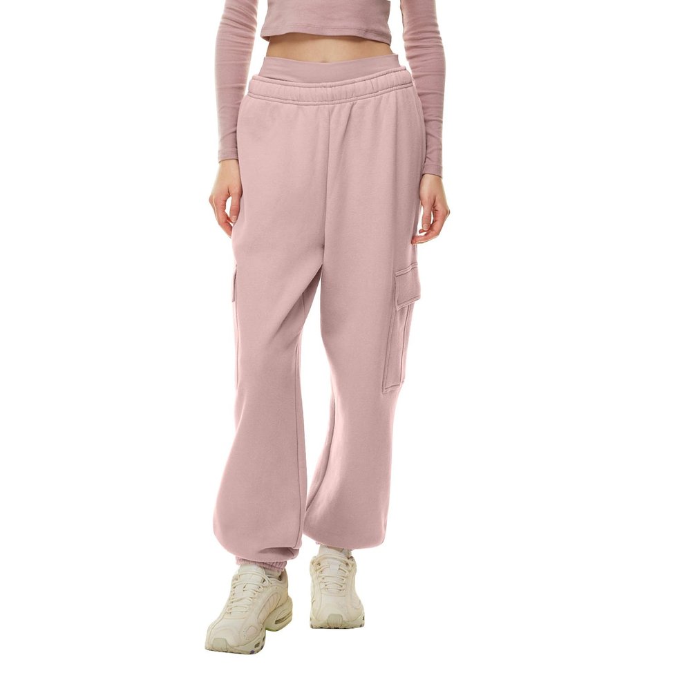 Midelxp Grey Women's Sweatpants - Baggy Fleece Stretch High Waisted Active Joggers with Pockets & Fleece Lined