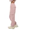 Midelxp Grey Women's Sweatpants - Baggy Fleece Stretch High Waisted Active Joggers with Pockets & Fleece Lined view 3
