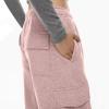 Midelxp Grey Women's Sweatpants - Baggy Fleece Stretch High Waisted Active Joggers with Pockets & Fleece Lined view 4