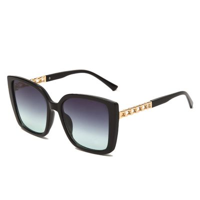 XLUMIO Vintage Big Frame Sunglasses For Men Women Beach Driving UV400 Sun Glasses Mirror Eyewear,Gray Green,one size