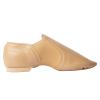 Asyuyu Jazz Shoes for Girls Slip-On PU (Toddler/Little Kid/Big Kid) - Size 2 to 11 for Dance Class & Stage - Black/Tan Split Sole Flexible-Toddler-9.5,Brown view 2