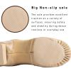 Asyuyu Jazz Shoes for Girls Slip-On PU (Toddler/Little Kid/Big Kid) - Size 2 to 11 for Dance Class & Stage - Black/Tan Split Sole Flexible-Toddler-9.5,Brown view 3