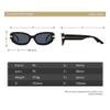 XLUMIO Small Rectangle Sunglasses Men Women Sun Glasses Travel Shades Vintage Retro UV400,black,one size view 2