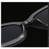 XLUMIO Small Rectangle Sunglasses Men Women Sun Glasses Travel Shades Vintage Retro UV400,black,one size view 4