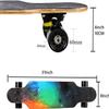 31" Longboard 7 Layers Skateboard Pro Complete Cruiser for Cruising, Carving, Free-Style and Downhill with T-Tool (Dinosaur) view 2