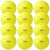 A11N S26 Indoor-Approved Pickleballs: 12 Packs, Yellow