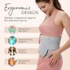 MOOIMOM Postpartum Belly Wrap & Band, Abdominal Binder Post Surgery, C-Section & Hernia Support Belt, Waist & Pelvis Belt for Stomach & Back Pain Relief(Polyester Made with Bamboo Charcoal Fiber) view 3