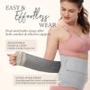 MOOIMOM Postpartum Belly Wrap & Band, Abdominal Binder Post Surgery, C-Section & Hernia Support Belt, Waist & Pelvis Belt for Stomach & Back Pain Relief(Polyester Made with Bamboo Charcoal Fiber) view 4
